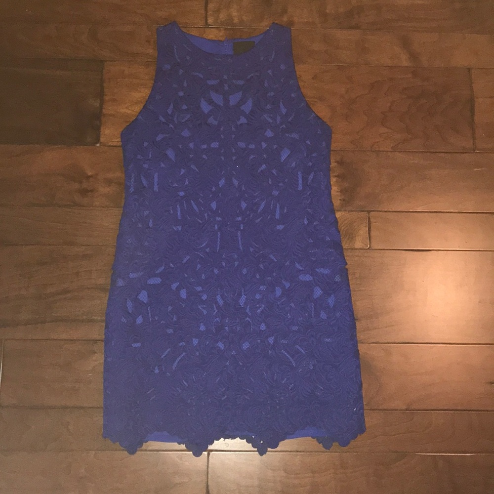 Royal blue dress